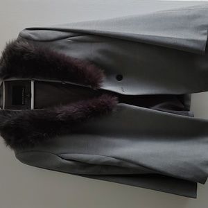 Banana Republic Faux Fur Collar Jacket. Like new condition